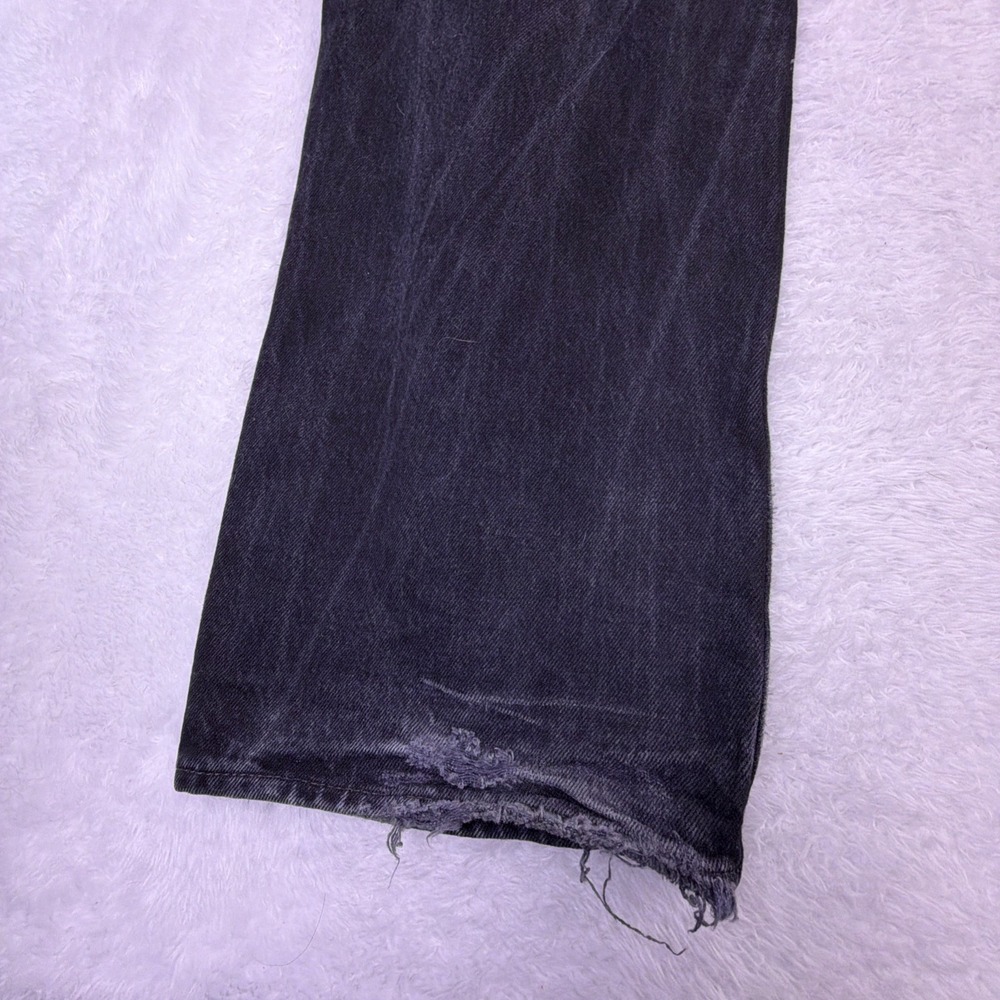 VTG Levi's 501 Button Fly Jeans Men's 44x30 (tag: 44x32) Straight Leg Distressed - Picture 4 of 8